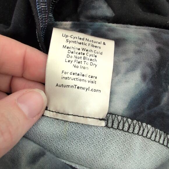 Autumn Teneyl Tie Dye Hooded Jumpsuit - Small Organic Soft Hippie Boho Wide Leg - Picture 8 of 16